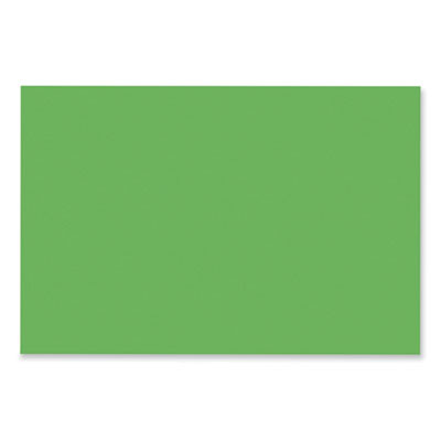 Sunworks Construction Paper, 50 Lb Text Weight, 12 x 18, Bright Green, 50/Pack