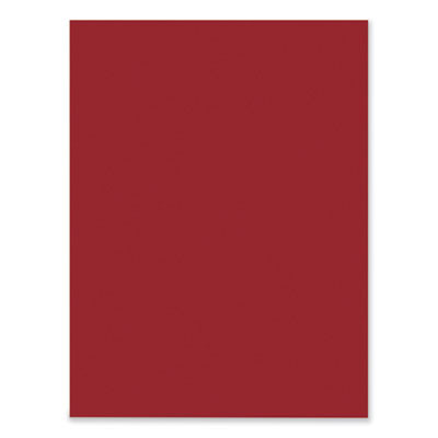 Sunworks Construction Paper, 50 Lb Text Weight, 9 x 12, Holiday Red, 50/Pack