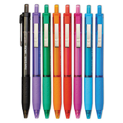 Inkjoy 300 Rt Ballpoint Pen, Retractable, Medium 1 Mm, Assorted Ink And Barrel Colors, 8/Pack