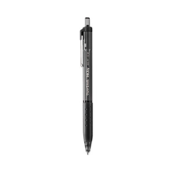 Inkjoy 300 Rt Ballpoint Pen, Retractable, Medium 1 Mm, Black Ink, Black Barrel, 24/Pack