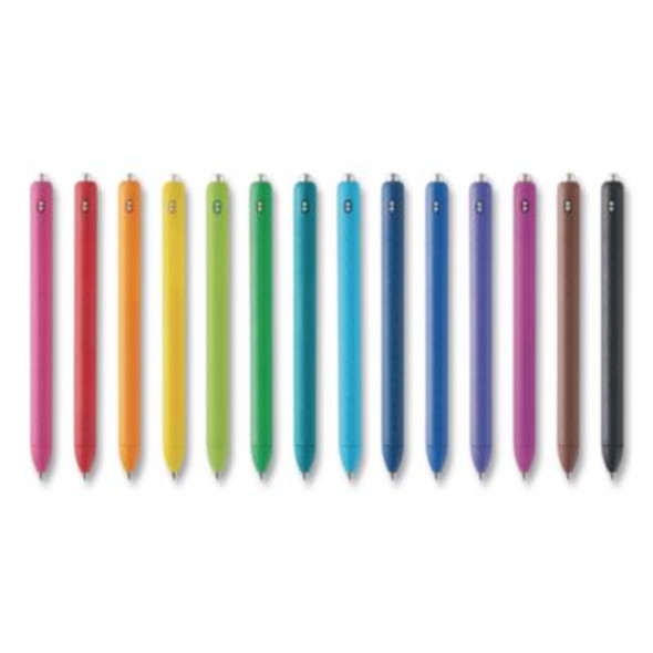 Inkjoy Gel Pen, Retractable, Fine 0.5 Mm, Assorted Ink And Barrel Colors, 14/Pack