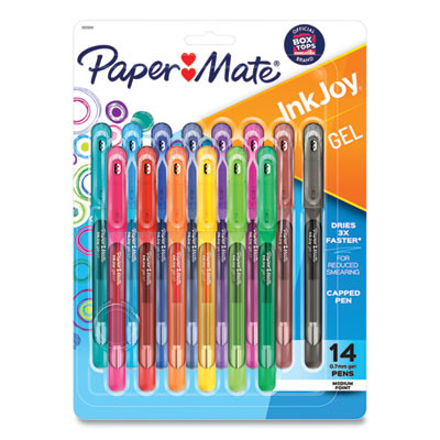 Inkjoy Gel Pen, Stick, Medium 0.7 Mm, Assorted Ink And Barrel Colors, 14/Pack