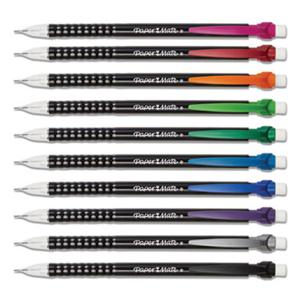Write Bros Mechanical Pencil, 0.7 Mm, Hb (#2), Black Lead, Assorted Barrel Colors, 24/Pack