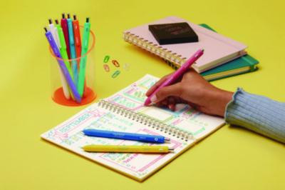 Inkjoy Gel Bright Gel Pen, Retractable, Medium 0.7 Mm, Assorted Ink And Barrel Colors, 6/Pack