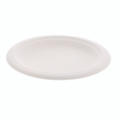Earthchoice Pfas Free Compostable Dinnerware, Plate, Sugarcane, 6" Dia, Natural, 1,000/Carton