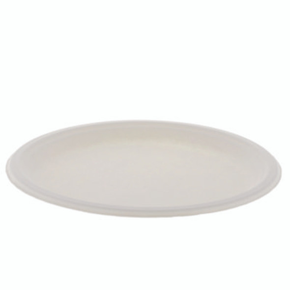 Earthchoice Pfas Free Compostable Dinnerware, Plate, Sugarcane, 10.25" Dia, Natural, 500/Carton