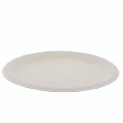 Earthchoice Pfas Free Compostable Dinnerware, Plate, Sugarcane, 10.25" Dia, Natural, 500/Carton