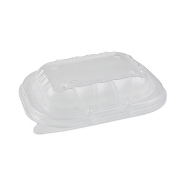 Earthchoice Entree2Go Takeout Container Vented Lid, 5.65 x 4.25 x 0.93, Clear, Plastic, 600/Carton
