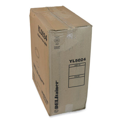 Newspring Delitainer Microwavable Container, 24 Oz, 4.7 x 4.7 x 4.4, Clear, Plastic, 480/Carton