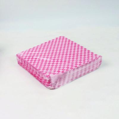 Grease-Resistant Food Wrap, 12 x 12, Red Check, 5,000/Carton