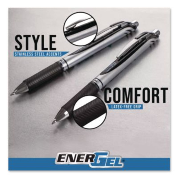 Energel Rtx Gel Pen, Retractable, Medium 0.7 Mm, Assorted Ink And Barrel Colors, 5/Pack