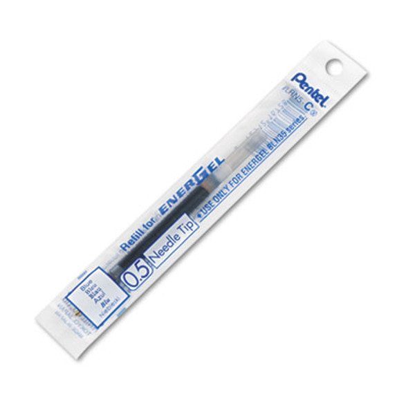 Refill For Pentel Energel Retractable Liquid Gel Pens, Fine Needle Tip, Blue Ink