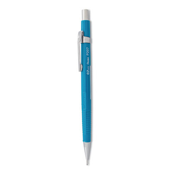 Sharp Mechanical Pencil, 0.7 Mm, Hb (#2), Black Lead, Blue Barrel