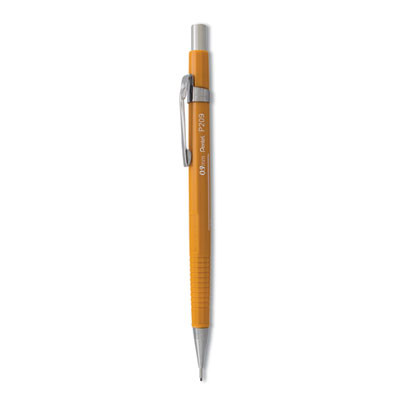 Sharp Mechanical Pencil, 0.9 Mm, Hb (#2), Black Lead, Yellow Barrel