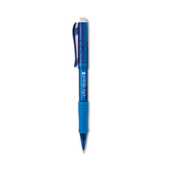 Twist-Erase Express Mechanical Pencil, 0.7 Mm, Hb (#2), Black Lead, Blue Barrel, Dozen