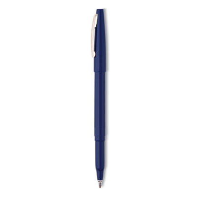 Rolling Writer Rollerball Pen, Stick, Medium 0.8 Mm, Blue Ink, Blue Barrel, Dozen