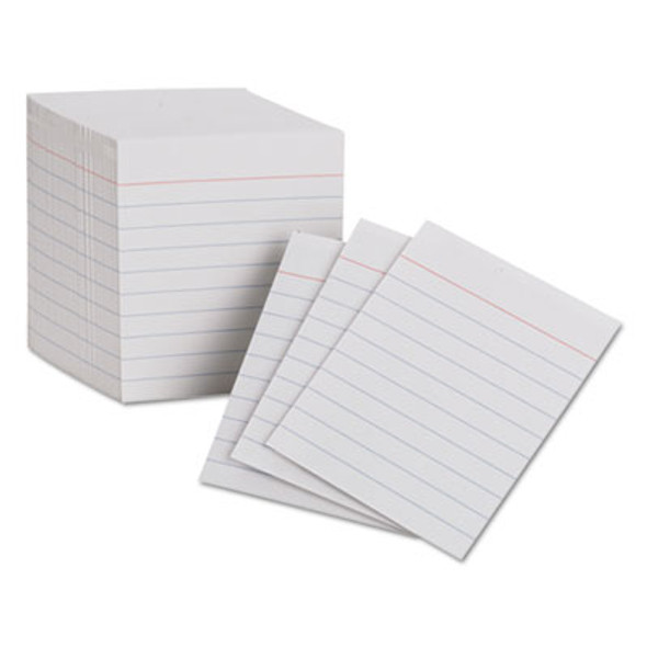 Ruled Mini Index Cards, 3 X 2.5, White, 200/Pack