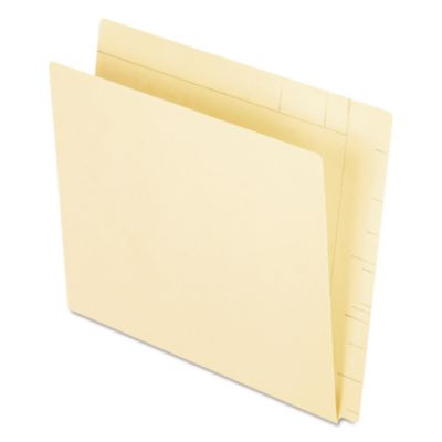 Manila Conversion Folders, Straight Tabs, Letter Size, 0.75" Expansion, Manila, 100/Box