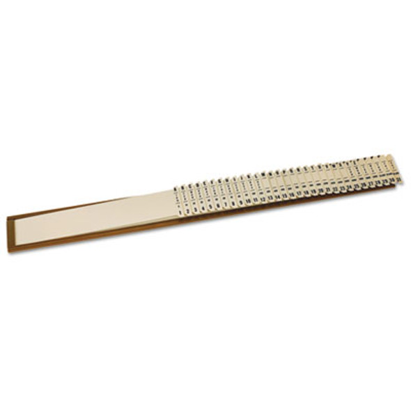 General Purpose Indexed Sorter, 31 Dividers, Alpha/Numeric/Month/Date/Day Index, Letter Size, Brown Frame