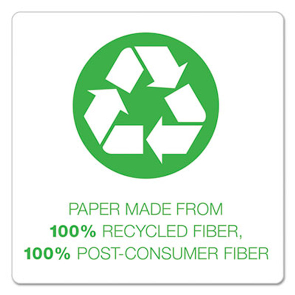 Earthwise By Pendaflex 100% Recycled Colored Hanging File Folders, Letter Size, 1/5-Cut Tabs, Green, 25/Box