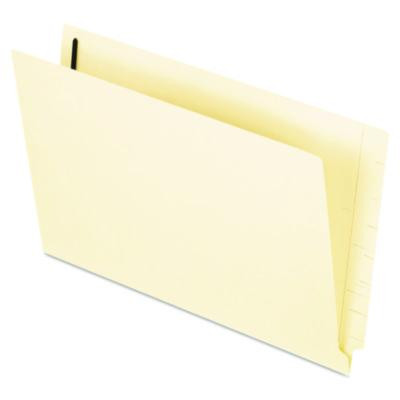 Manila End Tab Expanding Fastener Folders, 2-Ply Straight Tab, Expands 0.75", 2 Fasteners, Legal Size, Manila, 50/Box
