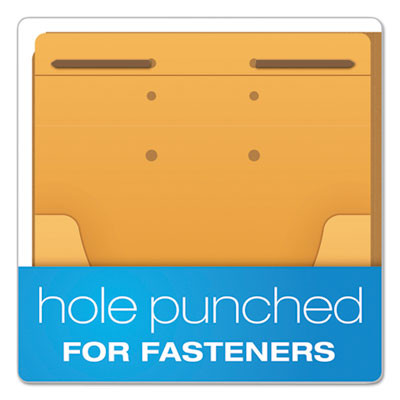 Expandable Kraft Retention Jackets, Straight Tab, Letter/Legal Size, Brown, 100/Box