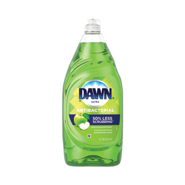 Ultra Antibacterial Dishwashing Liquid, Apple Blossom Scent, 38 Oz Bottle, 8/Carton