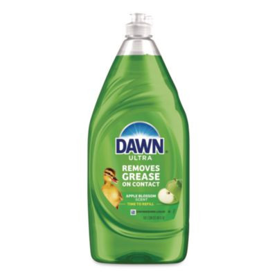 Ultra Antibacterial Dishwashing Liquid, Apple Blossom Scent, 38 Oz Bottle, 8/Carton