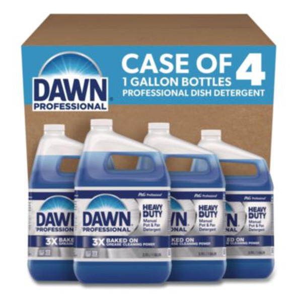 Heavy-Duty Manual Pot/Pan Dish Detergent, Original Scent, 1 Gal Bottle, 4/Carton