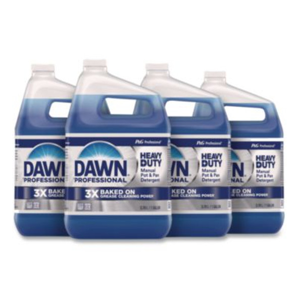 Heavy-Duty Manual Pot/Pan Dish Detergent, Original Scent, 1 Gal Bottle, 4/Carton