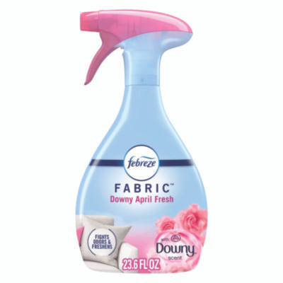 Fabric Refresher/Odor Eliminator, Downy April Fresh, 23.6 Oz Spray Bottle, 4/Carton