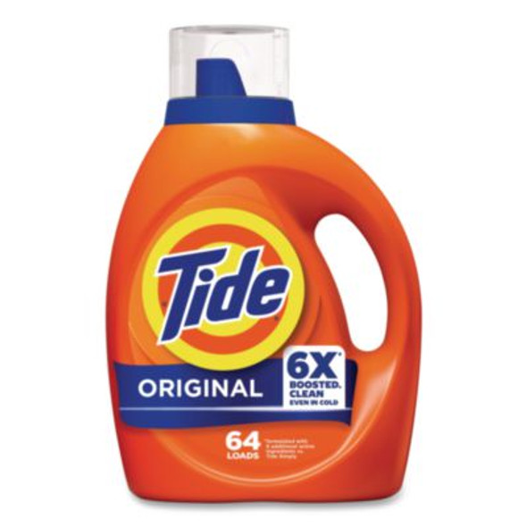 He Liquid Laundry Detergent, Original Scent, 64 Loads, 80 Oz Bottle, 4/Carton