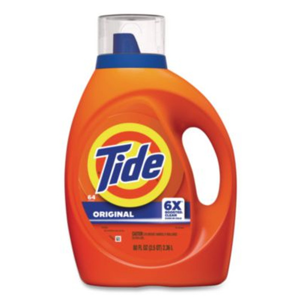 He Liquid Laundry Detergent, Original Scent, 64 Loads, 80 Oz Bottle, 4/Carton