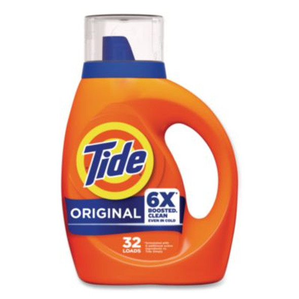 Liquid Tide Laundry Detergent, 32 Loads, 40 Oz Bottle, 6/Carton