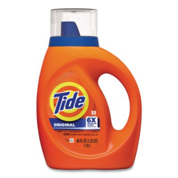 Liquid Tide Laundry Detergent, 32 Loads, 40 Oz Bottle, 6/Carton