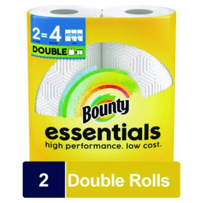 Essentials Select-A-Size Kitchen Roll Paper Towels, 2-Ply, White, 108 Sheets/Roll, 2/Pack, 8 Packs/Carton