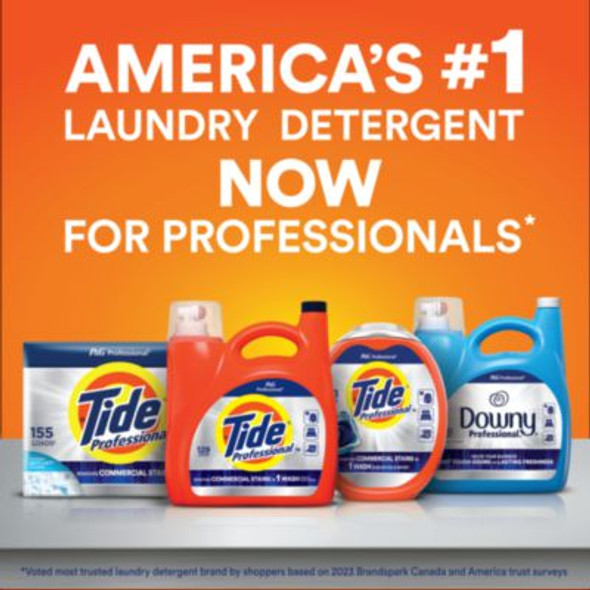 Commercial Power Pods Laundry Detergent, He Compatible, 63 Liquid Pods/Tub, 4 Tubs/Carton