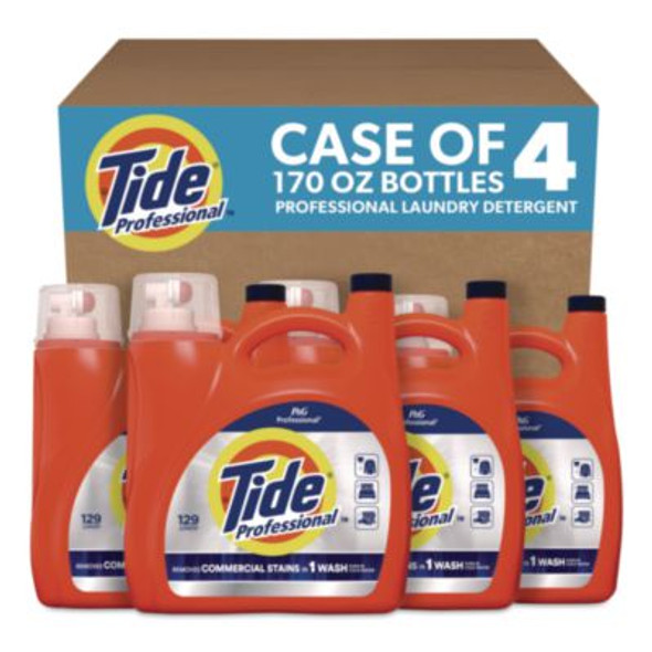 Commercial He Liquid Laundry Detergent, 170 Oz Pour Bottle, 4/Carton