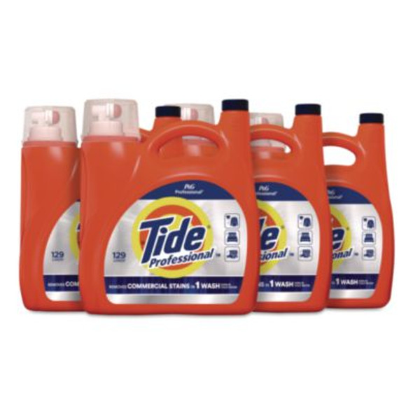 Commercial He Liquid Laundry Detergent, 170 Oz Pour Bottle, 4/Carton