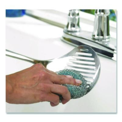Ultra Steel Scrubbers, Gray/Silver, 3/Pack