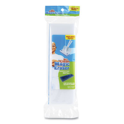 Magic Eraser Squeeze Mop Refill, Foam, 9.9 X 3.4 X 1.6, White/Blue