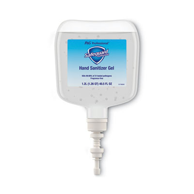 Antibacterial Gel Hand Sanitizer, 1,200 Ml Refill, Fragrance-Free, 4/Carton