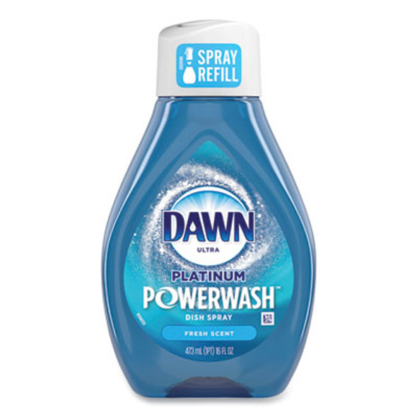 Platinum Powerwash Dish Spray Refill, Fresh Scent, 16 Oz Refill Bottle