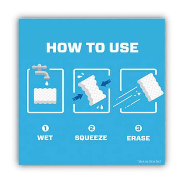 Magic Eraser Extra Durable. 4.6 X 2.4, 0.7" Thick, White, 7/Pack