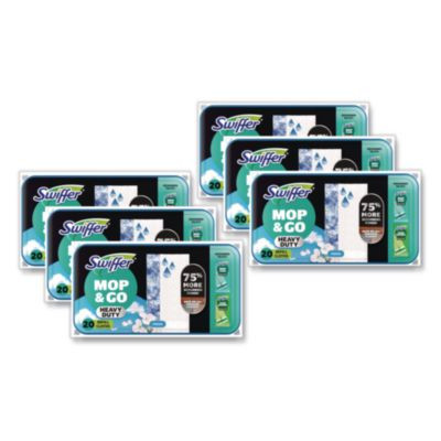 Heavy-Duty Wet Refill Cloths, 10 x 8, Open Window Fresh, 20/Tub, 6 Tubs/Carton