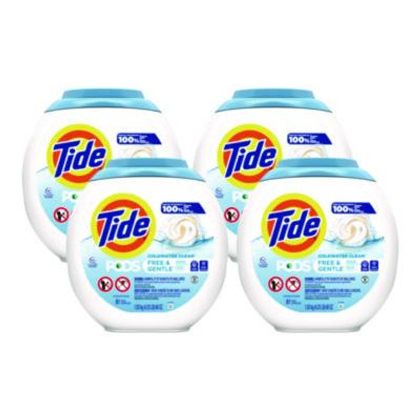 Pods, He Compatible, Unscented, 81 Pods/Tub, 4 Tubs/Carton