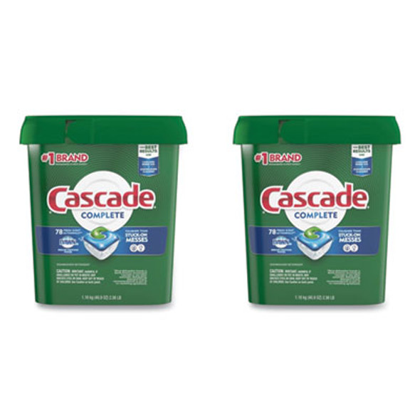 Actionpacs, Fresh Scent, 40.9 Oz Tub, 78/Tub, 2 Tubs/Carton