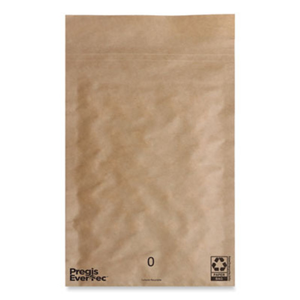 Evertec Curbside Recyclable Padded Mailer, #0, Kraft Paper, Self-Adhesive Closure, 7 x 9, Brown, 300/Carton