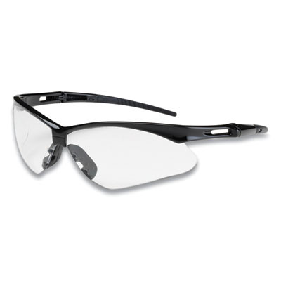 Anser Optical Safety Glasses, Black Half Frame, Clear Dual Anti-Fog Lens