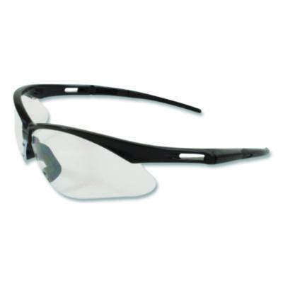 Anser Optical Safety Glasses, Black Half Frame, Clear Dual Anti-Fog Lens